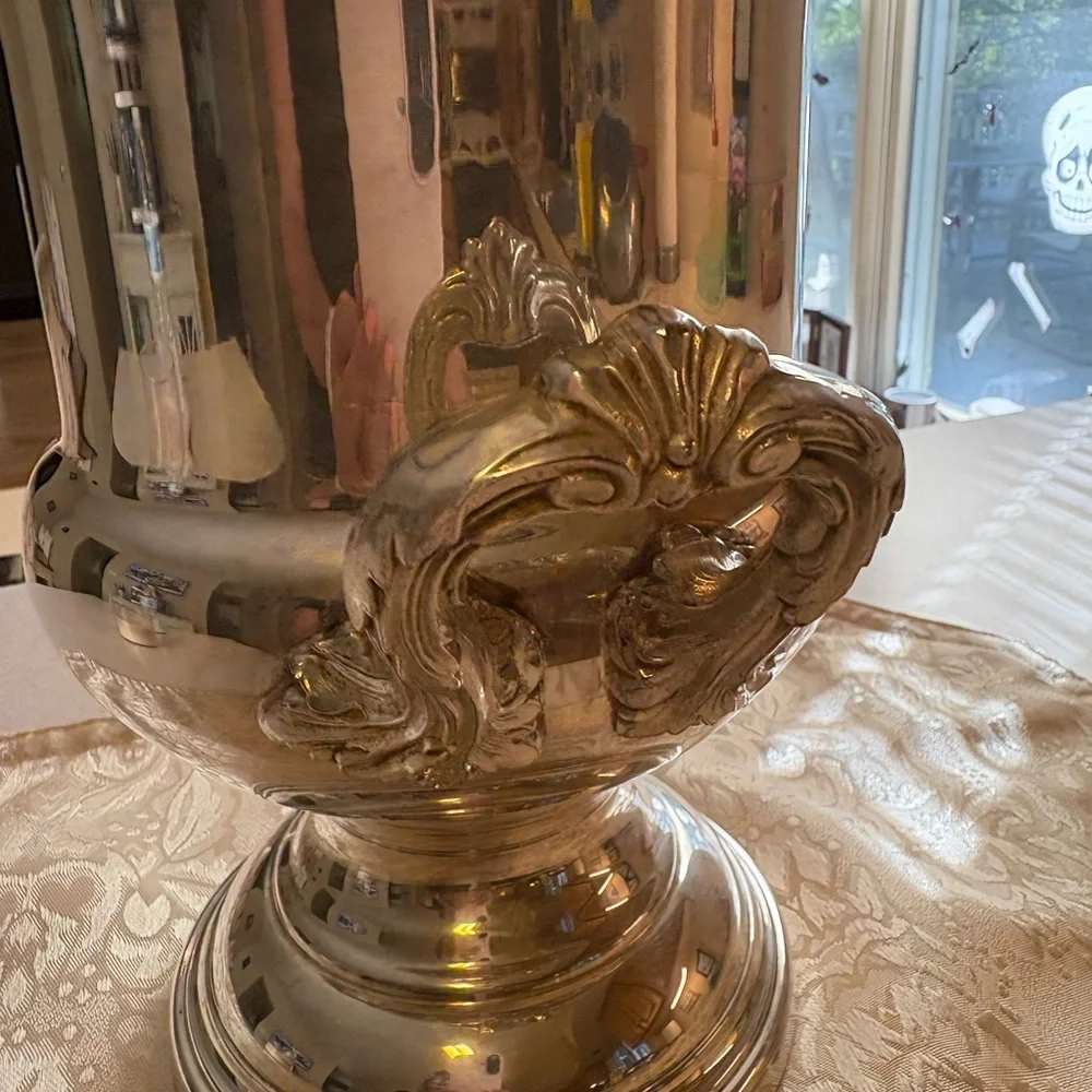 Sale🔥🔥🔥Vintage Pilgrim Regency Style Silver Plated Champagne Wine Ice Bucket - Picture 6 of 14